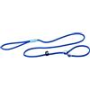 Ferplast Guinzaglio e Collare per Cani SPOR, Guinzaglio con Collare Semistrozzo Regolabile, in Cordino di Nylon, Impugnatura per Controllo Sicuro, Lunghezza 160 cm, Blu