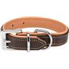 TRIXIE Active Comfort - Collare XS-S: 21-32 cm/25 mm, Marrone/Marrone Chiaro