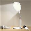 Relhafethy Lampada SAD, Lampada Per Terapia Della Luce Senza Raggi UV Da 10.000 lux, 3 Temperature Di Colore, 9 Luminosità e Timer da 15/30/45Min, Lampadas a luce Diurna Per Uso Domestico/Ufficio