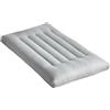 BUERPINKING Cuscino Ultra Piatto Per Dormire, Alto 6 cm, Cuscino Sottile Per Chi Dorme Sulla Schiena e Pancia, Cuscino Basso Memory Foam per Dormire (Grigio, 65 x 40 x 6 cm)