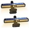 MXJFYY Luci Solari da Esterno, Confezione da 2 Clip a Lampade Solari con Sensore di Movimento, Luci da LED Parete da Giardin, 3 Modalità, Impermeabile per Recinzioni, Cortile, Garage, Campeggio