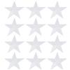 PATIKIL Toppe A Stella Da Cucire, 12 Pezzi Toppe Ricamate A Stella Applicazioni Decorazioni Per Riparare Abbigliamento Giubbetti Cappello Zaino Bianco 3.2 x 3.2