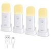 Butilove Luce Notturna Sensore Movimento,Luce Notturna Bambini a Batteria Ricaricabile Portatile con Cavo USB,Luce Led con Auto/On/Off,Adatto a Bambini/Neonato,Armadio,WC,Cucina, Scale, Camera da Letto