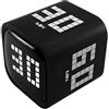 QUMOX Timer Digitale a Cubo,Timer Ricaricabile con Sensore di Gravità e Modalità Manuale, Conto alla Rovescia 5/10/30/60 Minuti, USB-C, Avvisi con Vibrazione e Suono per Studio, Lavoro, Cucina, Nero