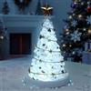 KIKVTER Lavoretti Natale, Kit per Lavoretti Mini Albero di Natale Luce Notturna, LED Albero di Natale Piccolo, Set fai da te Lampada Notturna, Decorazioni Natalizie, Alberos Natales Piccolo, Kit Creativi