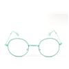 Contacta, Dots, Occhiali da Lettura per Uomo e Donna, Occhiali Leggeri e Colorati, Montatura dalla Forma Rotonda, Diottrie +2,50, Colore Verde Acqua, Confezione con Sacchetto Portaocchiali, 25g