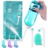 PropoDusche Doccia intima portatile per l'igiene intima - Doccia intima portatile per donne e doccia intima per la cura igienica - Doccia intima per viaggi, puerperio e gravidanza, 500 ml, verde intramontabile