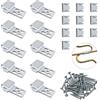 JINTANG 10PCS molla per divano,clip a molla per divani,kit di riparazione per divano, divano, sedia, tappezzeria, mobili, ricambio con tappezzeria, clip di filo, chiodi