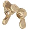 Yudesun Dado a Alette Elementi di Fissaggio - Ottone Dado a Farfalla Bullone Torsione a Mano Tappo a Vite Componenti M4 M5 M6 M8 M10 M12 M14 M16 M20