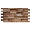Grace Baltic - Pannelli da parete 3D per decorazione di pareti interne in PVC (14, Noce)
