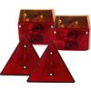 DOJA Barcelona | KIT Fanali Posteriori Rimorchio + Riflettente Triangolare | Fanali Rimorchio 4 Funzioni | Luce Targa, Luce Freno, Indicatore Direzione, Luce Posizione | Fari Posteriori Trattore