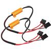 Headerbs Decodificatore LED, Decoder LED per Auto 2 Pezzi per Faro H7 Anti Hyper Flash Nessun Errore Cablaggio della Resistenza di Carico