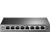 TP-Link TL-SG108PE PoE Easy Smart Switch, 8 Porte Gigabit con 4 Porte PoE, 55 W, Port e Tag VLAN - TL-SG108PE
