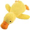 Rieoany Peluche per Cani - Paperella e Frisbee, Squittisce Giochi per Cani, Morbido Peluche per Cane per Intrattenimento, Dentizione e Interazione