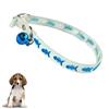 Syiyunran Collare Luminoso per Cani - Bianco 26 x 1 cm， Regolabile Calmante Adaptil Fluorescente la tua Notte Luminosa Silicea Impermeabile Adatto Piccolo Medio Cane Taglia Media Personnalisable
