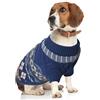 LiebeDD Maglione Cane e Gatto, Bohé Maglioncini Cani, Termica Maglia, Maglioncino Cane Taglia Piccola e Media per Barboncino Toy, Chihuahua, Bulldog Francese, Bassotto (Blu, M)
