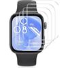 Pnakqil 4 Pezzi Pellicola Protettiva per Huawei Watch Fit 3 | Film TPU Ultra Flessibile [Antibolle] - Trasparenza HD Anti-Graffio Pellicola, Copertura Totale Films per Smartwatch di Huawei Watch Fit 3