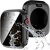 Diruite Cover per Apple Watch Series 11/10 46mm Custodia Protettiva con Privacy Vetro Temperato,360°Protezione PC Rigido Anti Spy Cover per iWatch 46mm Pellicola Protettiva Impermeabile