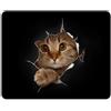 AOKSUNOVA Tappetino per mouse piccolo con motivo, 21 x 26 cm, gatto