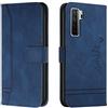 Bravoday Cover per Huawei P40 Lite 5G / Nova 7SE 5G, Flip Custodia in Pelle PU Portafoglio Custodia per Huawei P40 Lite 5G / Nova 7SE 5G, con Slot per Schede, Blu