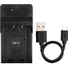 Norifon NP-20 USB Caricatore per Casio Exilim Card EX-M20, EX-S100, EX-S3, EX-S500, EX-S600, EX-S770, EX-S880, Exilim Zoom EX-Z18, EX-Z3, EX-Z4, EX-Z5, EX-Z6, EX-Z60, EX-Z70 Fotocamera e Altro