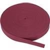 PATIKIL Nastro in Twill di Cotone 25mm(1) 50 Iarde Nastro Cotone Nastro di Sbieco Fettuccia a Spina di Pesce per Cucito Confezione Regalo Artigianato Fai Da Te Rosso Scuro