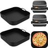 Zouwel Accessori per Friggitrice ad Aria Moulinex Easy Fry XL, 2 Pezzi 27 cm