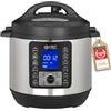 TZS First Austria - Pentola a pressione elettrica 6L con 12 programmi automatici - Multicooker 1000W per riso, cottura a vapore, slow cooking e pressione