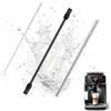 Basetousual Tubo del latte Eq6, ricambio Eq6, tubo del latte Eq6, tubo del latte in acciaio inox, set di spazzole per la pulizia, compatibile con Eq6, Bosch Veroaroma