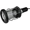 Unitec 40895 - Lampada portatile da cantiere, rivestimento in caucciù e griglia in metallo, H05-RN-F, 60 W