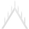 Eglo Portacandele Arrow, Supporto per Candele Piramide di Natale, Lampada Decorativa Natalizia, Legno, Plastica bianca, bianco, luce calda
