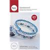 Rayher 15393000 bastel Confezione Gioielli Bracciale da Donna Gioielli Fai Da Te con istruzioni, diverse parti, Blu, 16 x 10 x 0.1 cm