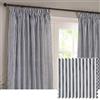 Yard furn Hebden Coppia Di Tende A Pieghe A Matita - Tende A Righe Con Fodera In Cotone Ultra Morbido (Marina - 229x183cm)