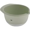 Emsa Prep&Bake K3242834 - Ciotola in plastica, 2,8 litri, fondo antiscivolo, bordo beccuccio e pratico manico, impilabile, colore: Verde