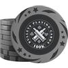 Bullets Playing Cards, Janice Set di 25 fiche da poker in plastica per gioco di poker - Valore: 100000 - Diametro: 4 cm - Peso: 11,5 g