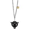 OGM Collana con Pendente a Forma di Pecora in Alluminio Riciclato, Made in Italy e Nickel Free (Woolly la pecora)