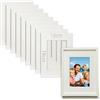 TXXATX 10 Pezzi Passepartout 13x18 cm Passepartout per Cornici Diametro Interno 8x12 cm Spessore di 1,5 mm Bianco Avorio per Cornici Foto Quadri Stampe d'Arte
