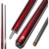 KHEALING OKHEALING Coda da da biliardo, 58 19 oz, 1/2 Guarnizione in fibra di carbonio Stick, 12,4 mm (Play Cue) (Unilock)