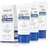 OUKEYA Crema Urea 42% con Acido 2%, Crema Piedi Mani per il Trattamento Piedi, Talloni, Ginocchia, Gomiti, Creme Corpo Secchi Screpolati, Idrata, Rimuove Calli, Duroni, Pratico e Portatile, 3 x 85g
