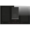 Haier PIANO COTTURA HAIER HAIH8IFMCF INDUZIONE 4 FUOCHI 80 CM CAPPA INTEGRATA NERO