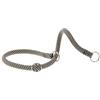 Ferplast Collare Semistrozzo SPORT, Collare per Cani, Collare da Addestramento con Anelli Regolabili, in Cordino di Nylon, Lunghezza 60 cm, spessore 13 mm, Marrone-Nero