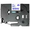 compatibile con BROTHER Nastro Compatibile Laminato Blu su Bianco (12mm X 8m) per BROTHER TZe-233