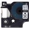 compatibile con DYMO Nastro Nero su Bianco (9 mm X 7 m) per DYMO D1 (S0720680, 40913, 41913)