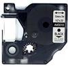 compatibile con DYMO Nastro Nero su Trasparente (12 mm X 7 m) per DYMO D1 (S0720500, 45010)