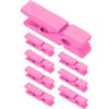 PATIKIL 1.4 Mollette per Bucato, 50Pz Mollette in Legno Colorate per Foto con Presa Forte per Appendere Foto di Vestiti Artigianato Decorativo, Rosa