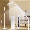 Relhafethy Lampada da Terra 10000Lux, Lampada di Luce Diurna Senza Raggi UV con Telecomando e Touch Screen, 3 Temperature di Colore & 4 Livelli di Luminosità & Timer, Lampada a Luce Naturale per Ufficio/Casa