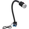 Marhynchus Lampada da Lavoro con Base Magnetica, 24V 9W Tubo Flessibile a Collo di Cigno Regolato a 360 Gradi Luce Magnetica Industriale LED Collo di Cigno Flessibile Alluminio Antiruggine,