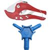 Bamyli Set di attrezzi premium per tubo composito, tagliatubi in plastica, calibratore, tubo composito in PVC, tagliatubi e tubo composito multistrato fino a 42 mm, calibro blu 16, 20, 26 mm