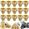Benaton 15 Pezzi M4 Getto Carburatore in Ottone, Kit Getti Carburatore Ugelli per Carburatore Getti Carburatore Principale Ugello 40 44 46 48 50 52 54 56 58 60 65 70 75 80 85 per Scooter Moto
