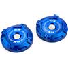 CCYYMOWOK 2 pezzi per R1300GS GS1300 R1300 GS R 1300GS Adventure ADV 2024 2025 2026 Accessori Moto Decorativo Copertura Ammortizzatore Alluminio Forcella Anteriore R 1300 GS 1300gsa GSA (Blu)